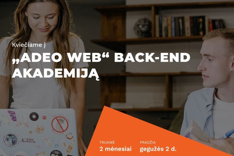 Kviečiame į „Adeo Web“ back-end akademiją